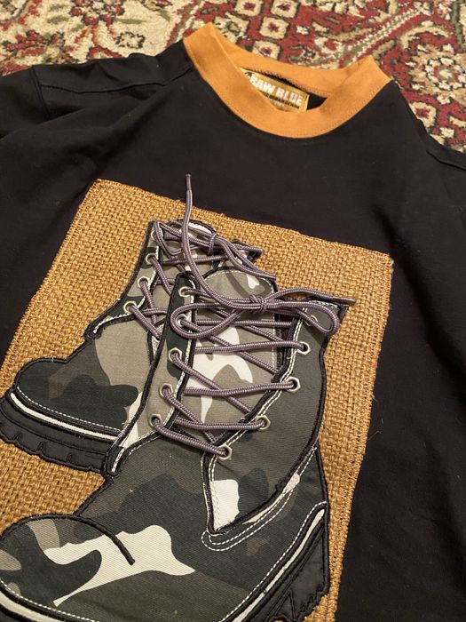 Raw blue t-shirt