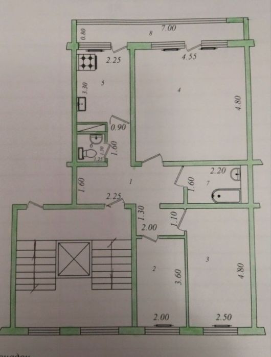 Yunusobod Tumani 13kvartal 3 Xona 71.500$