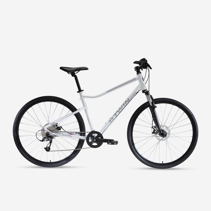Bicicletă polivalentă Riverside 500 Alb - (SecondHand) Decathlon