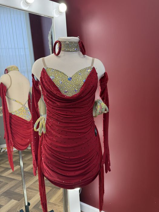 Одежда платья для бальных танцев