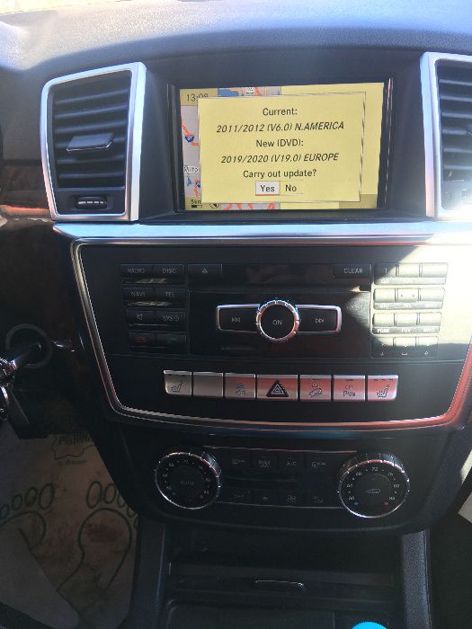 Mercedes Pin Cod Comand NTG4.5/4.7 Навигационен Ъпдейт Hu45 Hu47 Map