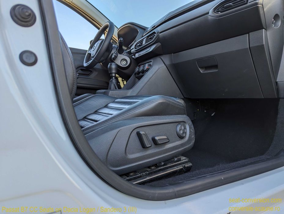 Sistem adaptare scaune de Passat B7 CC pe Logan Sandero 3 III 2020 +