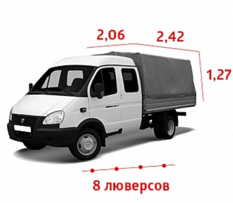 Тент на газель-33023 (Фермер) Соболь