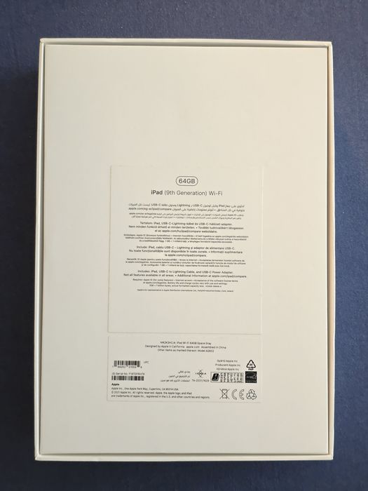Tableta Apple iPad 9th Gen 2021 10.2 inch 64GB Wi-Fi - 91% battery health - garanție 07.2026