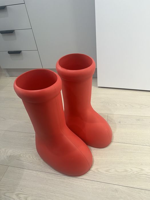 Mschf big red boots червени ботуши