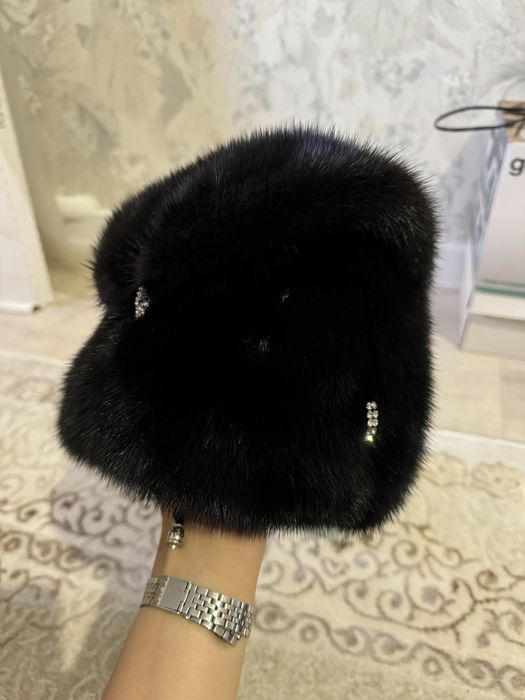 Норковая шапка женская