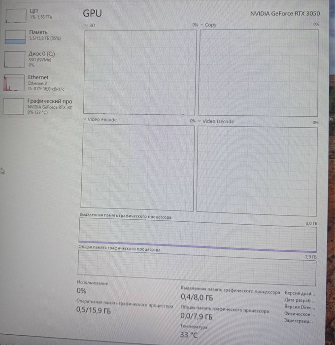 Мощный игровой ПК Core i5-12400F/  RTX 3050 8GB / 16GB RAM / SSD 500GB