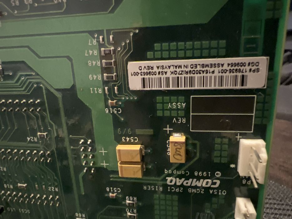 Placa de baza defecta Compaq DeskPro EN Series cpu slot1