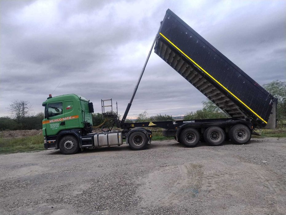 scania  + schmitz basculabil