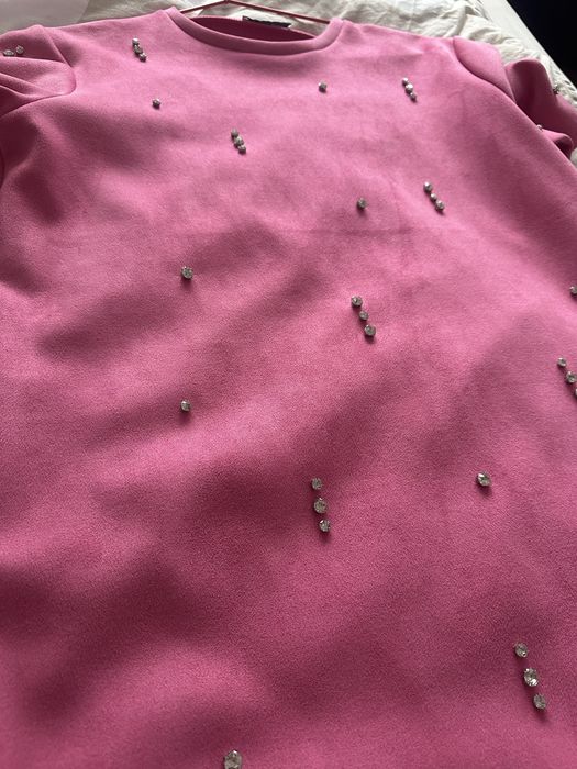 Дамска розова рокля ZARA