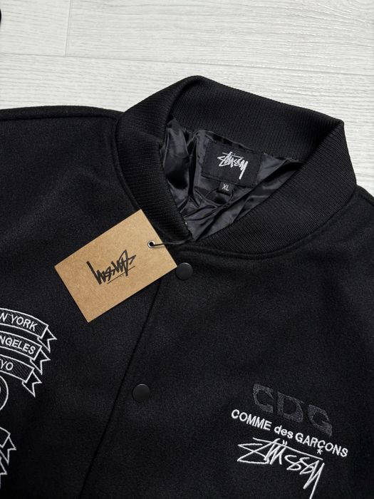 Бомбър яке Stussу x Comme des Garçons (CDG)