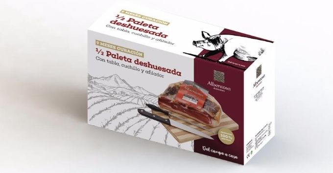 Хамон комплект с нож , дъска и масат