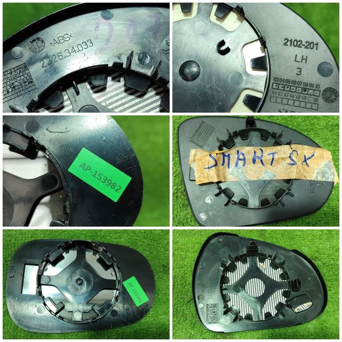 STICLA OGLINDA STANGA (3 BUC.) PEUGEOT 107 / C1 / AYGO 2005-2014 / PEUGEOT 207 2006-2014 / PEUGEOT 107 2005-2014 / DACIA DUSTER / RENAULT 2010-2018 CO
