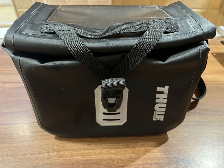 Geanta pentru ghidon bicicletă Thule Shield Handlebar Bag Black