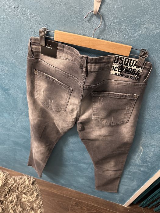 Blugi Dsquared2 gri Premium model nou