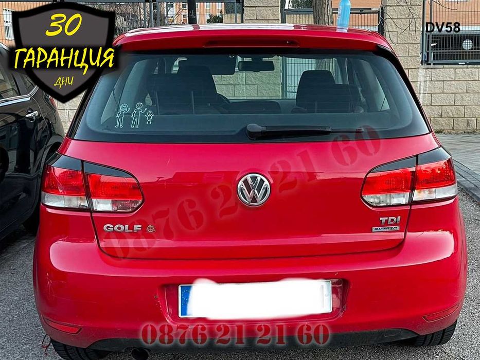Тунинг Горни Задни Вежди Бленди Стопове Стоп Фарове VW Golf 6 Голф