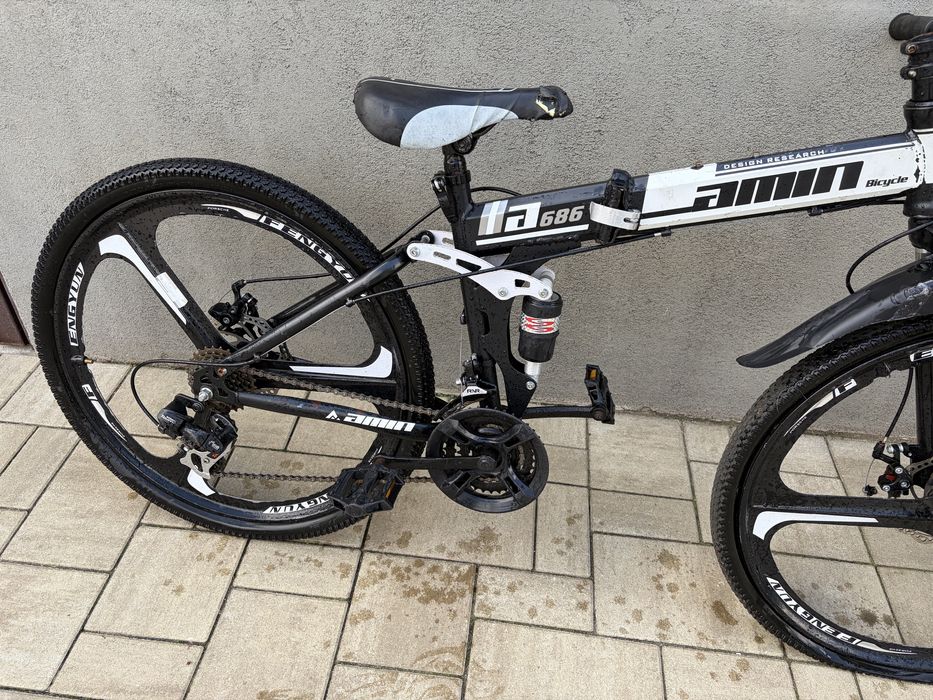 Bicicleta pliabila full suspension 26”