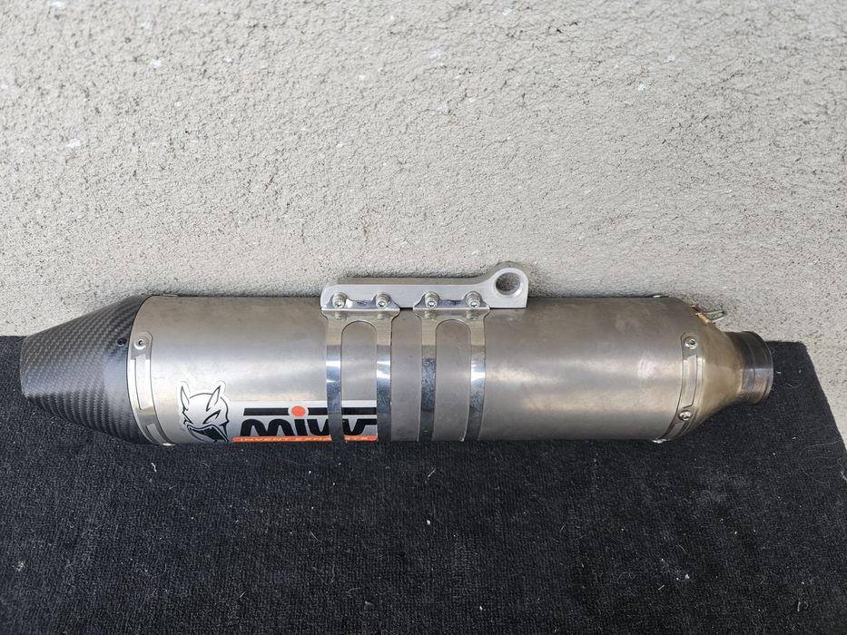 Toba/evacuare sport Mivv Stronger cap carbon/titaniu motocicleta