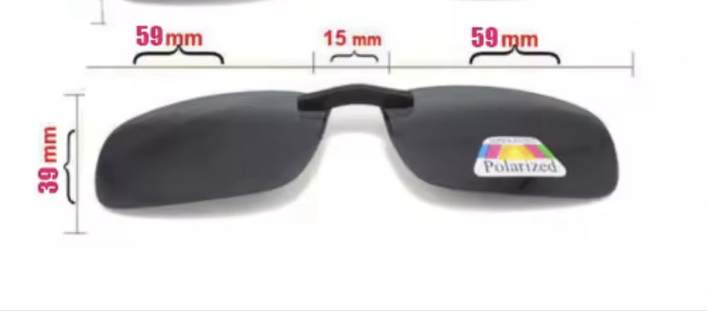 Поляризирани слънчеви очила приставка, форхенгери