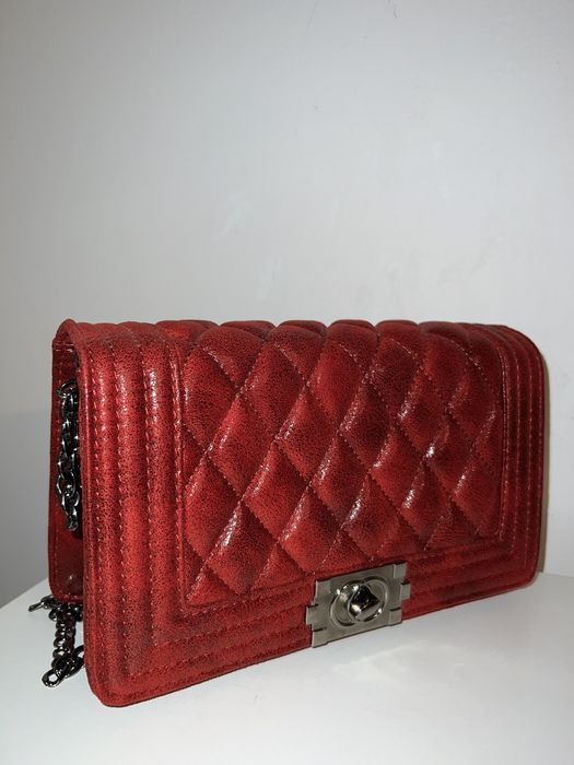 Елегантна Дамска чанта цена бордо