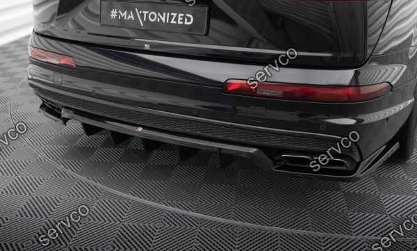 Prelungire lip bara spate Audi SQ7 Q7 Sline Mk2 2015-2019 v5 Maxton