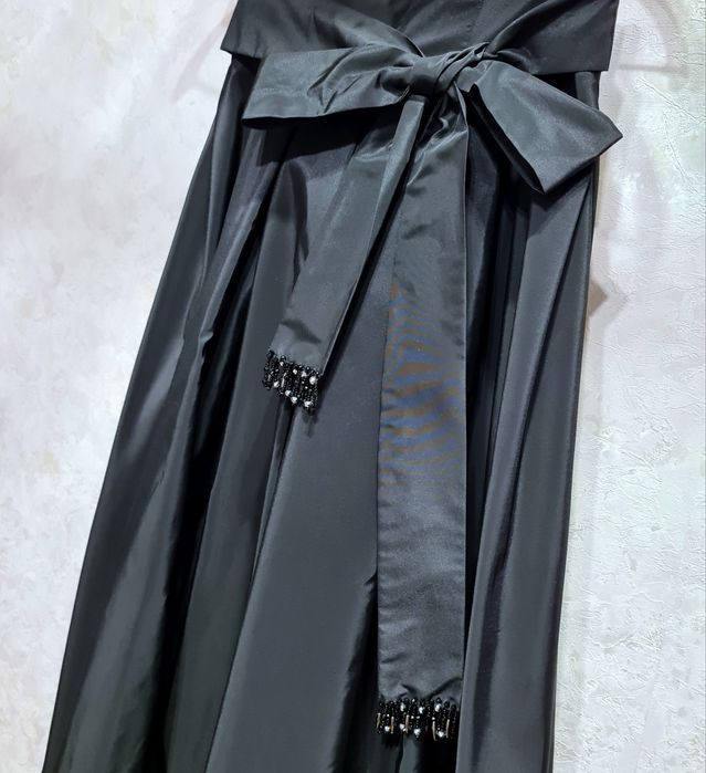 Юбка черная длинная