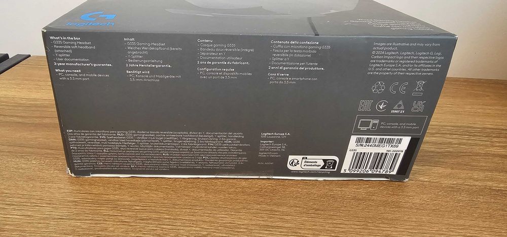 Casti Gaming Logitech G335