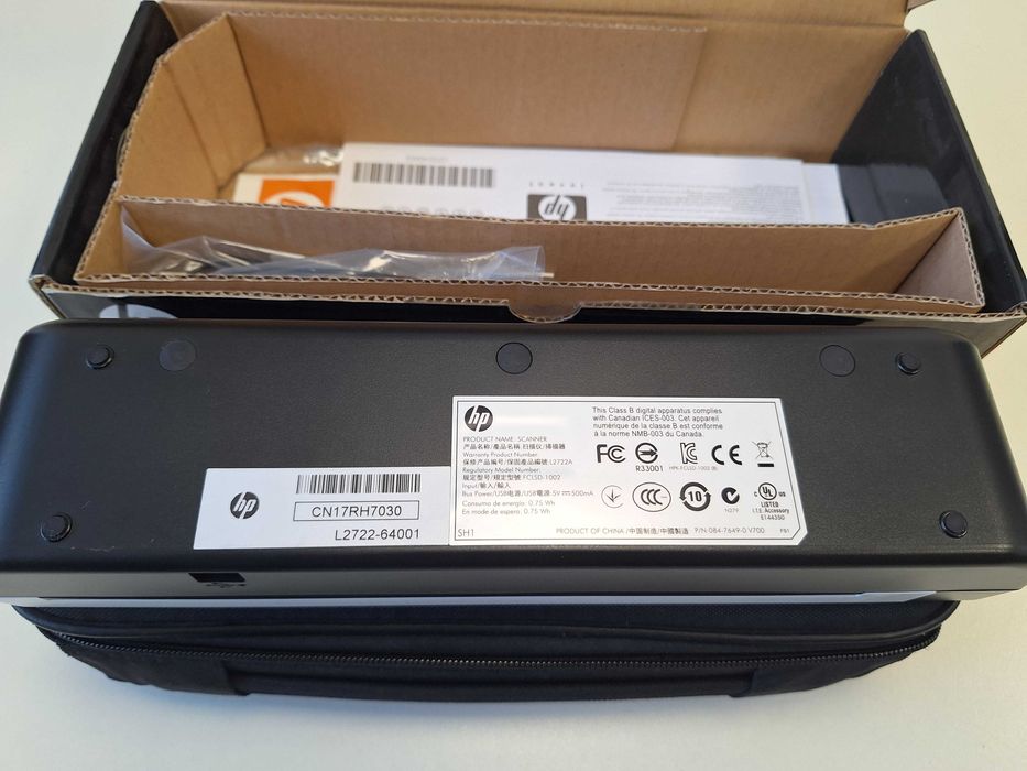 Scanner portabil HP ScanJet Professional 1000 L2722A A4 duplex USB 600 dpi
