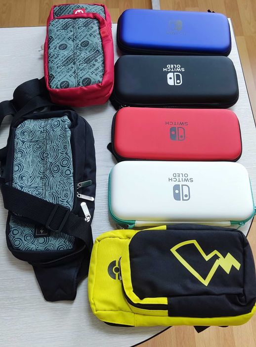 Nintendo Switch Oled прошитый Ultra, SD 256, чехол + сумка.