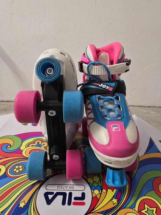 Patine cu rotile - role Fila Joy pentru copii, marime 35-38