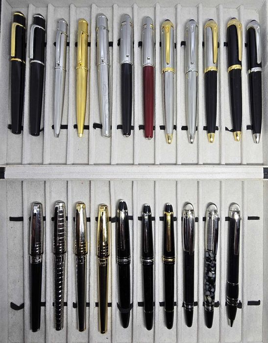 Химикалки Montblanc, S.T. Dupont и Cartier