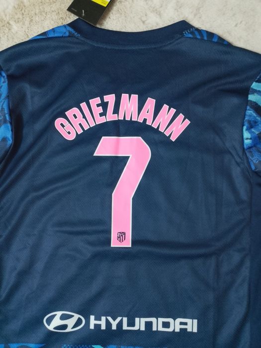 Tricou Fotbal Copii Atletico Madrid #7 Griezmann