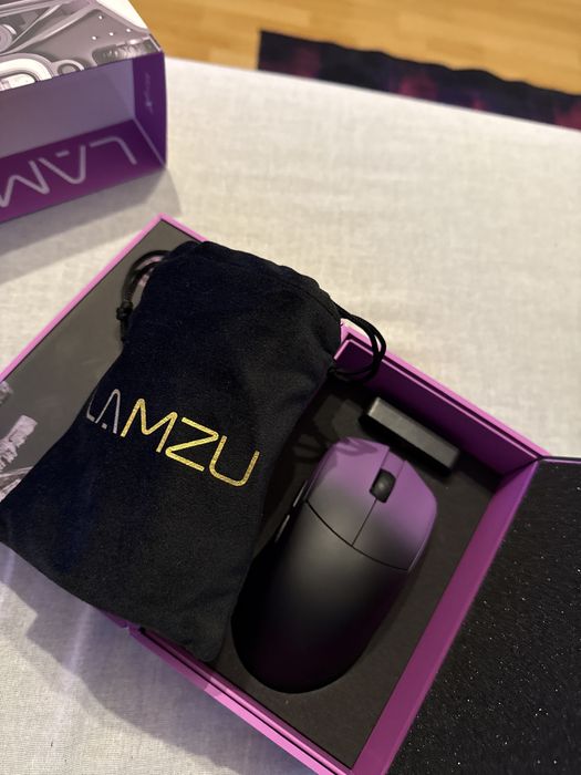 Lamzu Maya x Purple wireless mouse