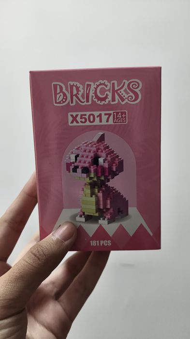Bricks пандочки и динозавры
