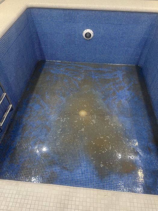 Мойка бассейнов установка фильтров замена песка