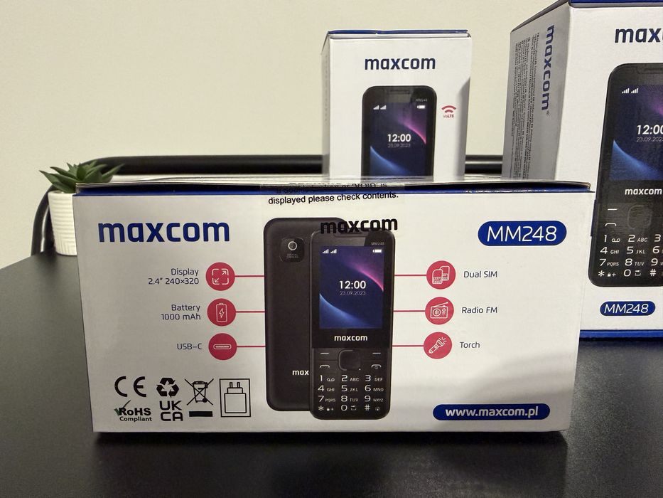 Telefoane Maxcom MM248 4G, noi, sigilate