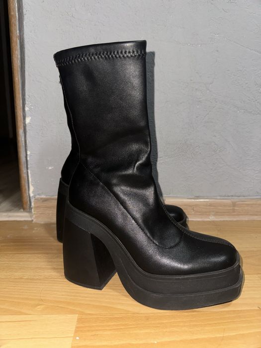 ботильоны на платформе с высоким каблуком