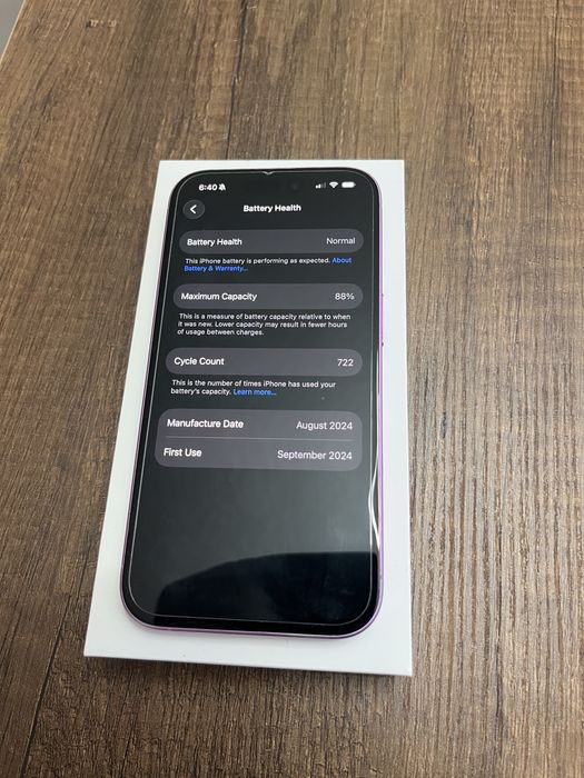 Iphone 16 розов 128GB