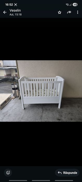 Vând pătuț de copil