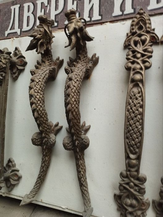 ручки для дверей и ворот бронза литьё