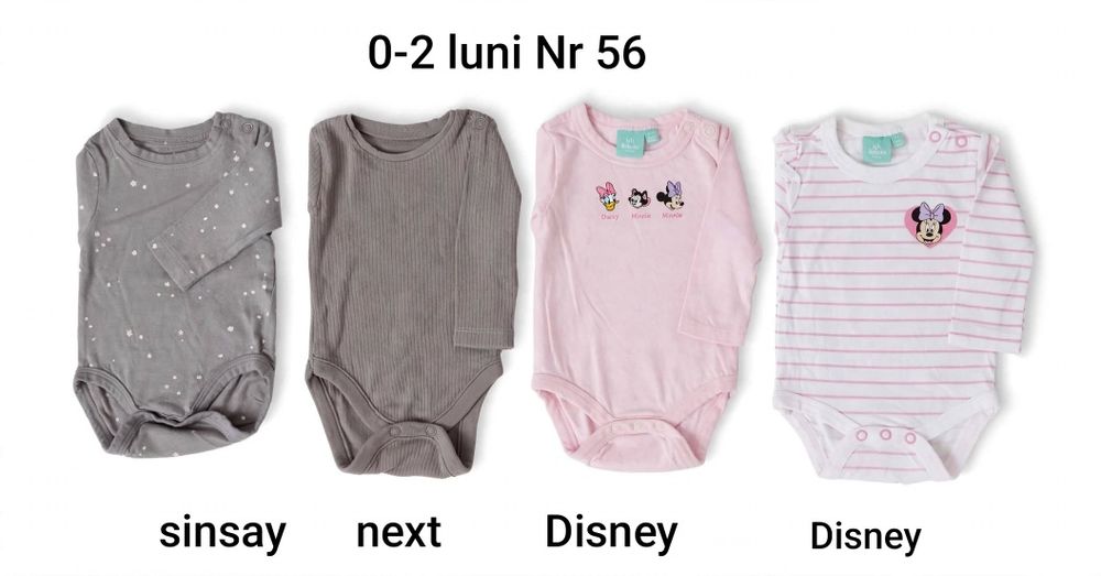 Hăinuțe fetița 0-6 luni in stare foarte buna și 1 bax Pampers Premium Care 246buc
