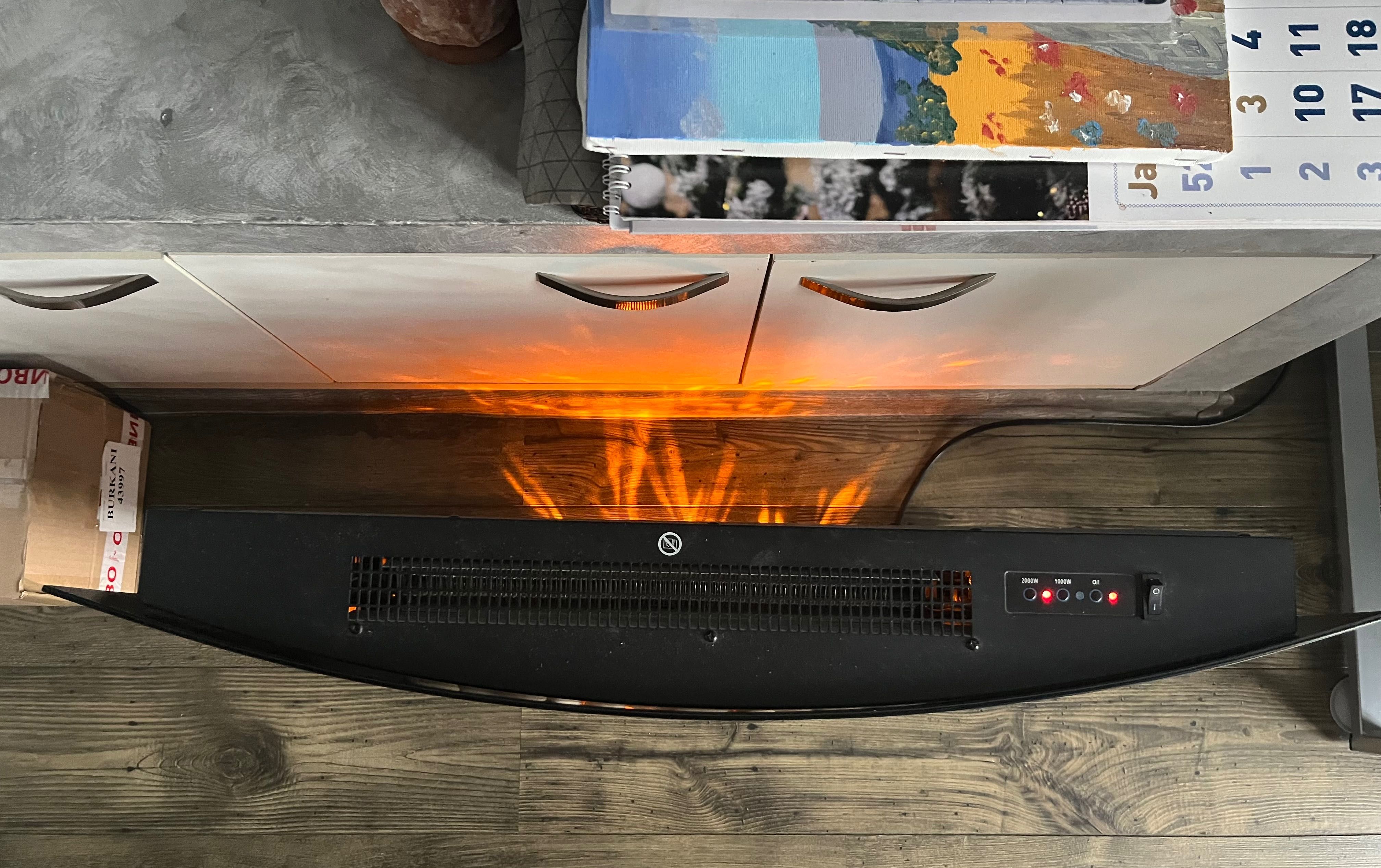 Електрическа стенна камина TESY 2000 W гр. Варна Възраждане 3 • OLX.bg