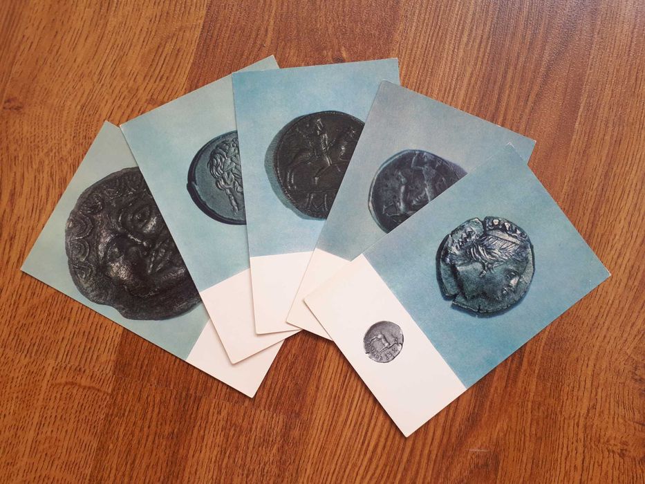 открытки с монетами