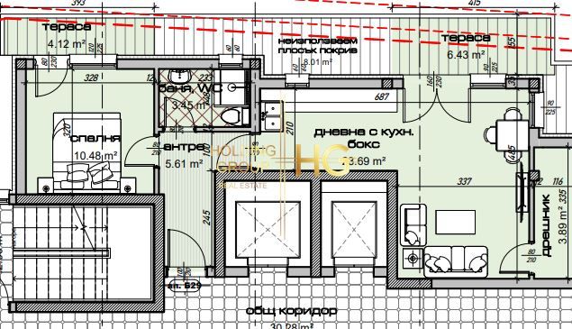 Продава се Двустаен апартамент в Варна, Изгрев - 93 кв.м за 823 €/кв.м - Снимка #1