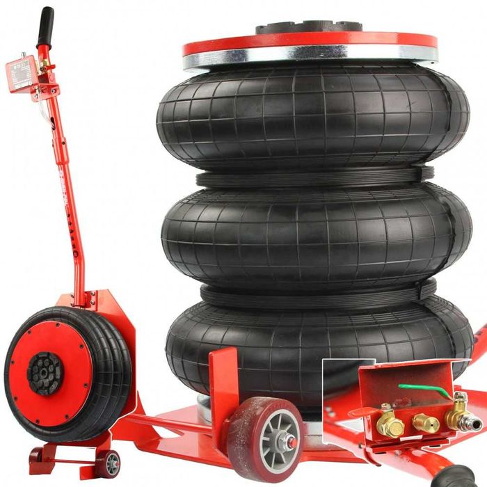 Пневматичен крик балон 6тона с 3 въздушни възглавници 150–400ММ MARPOL