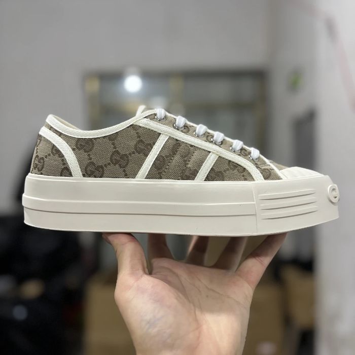 GG Tennis 1977 Platform - Beige GG