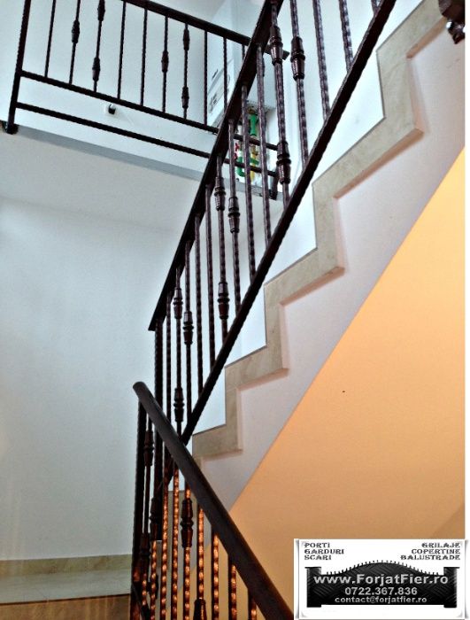 Balustrada fier forjat