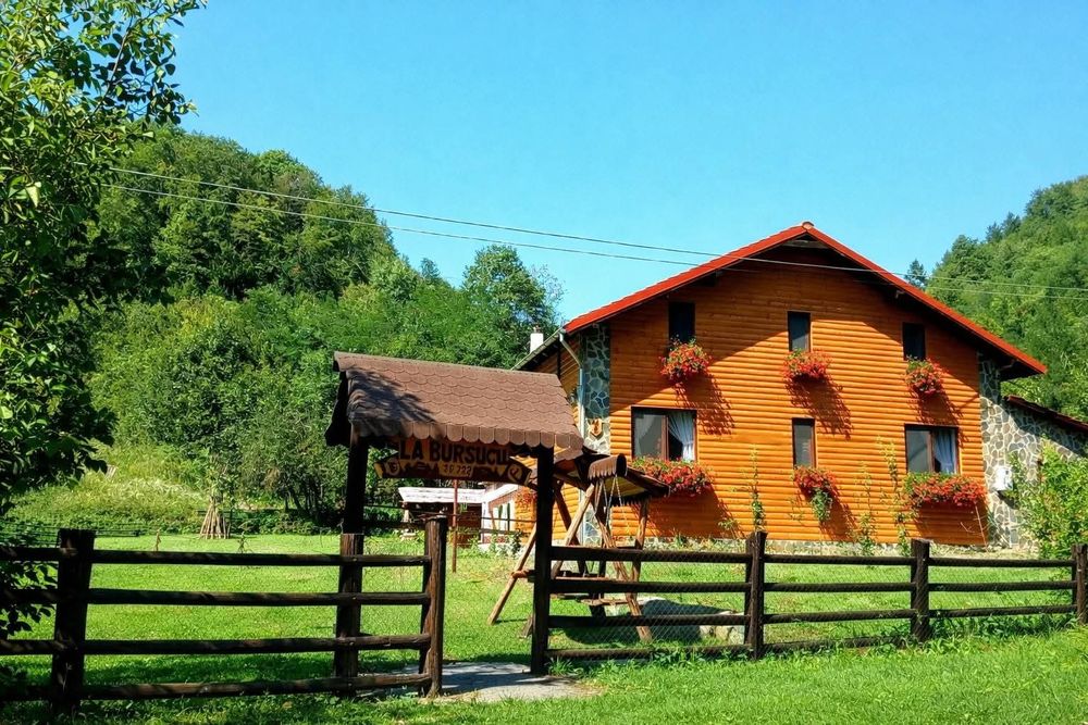 Cabana de vanzare la poalele munților Metaliferi