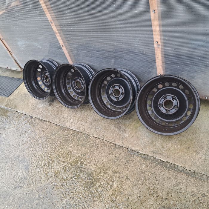 Set 4 buc jante Vw Golf,TuranAudi,Seat 5X112/6J/ET47/R15 fara rugina