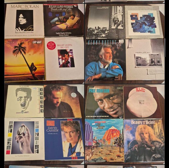 170 грамофонни плочи фънк, соул, рок, джаз